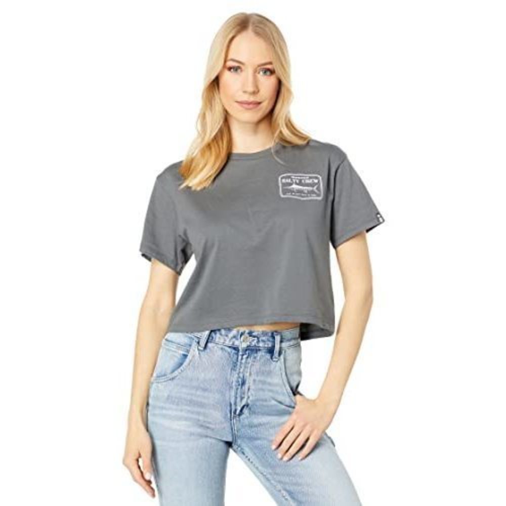 Salty Crew Stealth Skimmer Short Sleeve Tee Charcoal MD